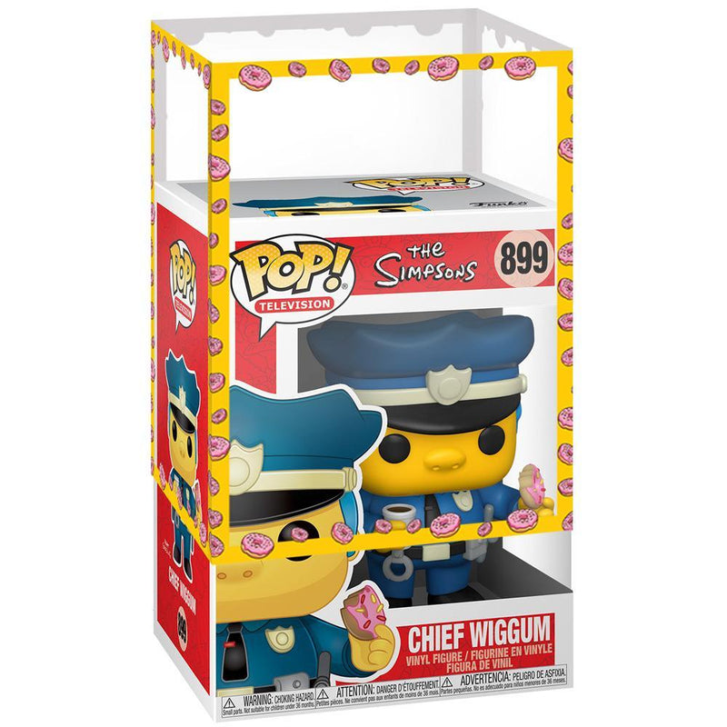 Funko - IN STOCK: Funko POP Animation: Simpsons - Chief Wiggum With PPJoe Simpsons Sleeve