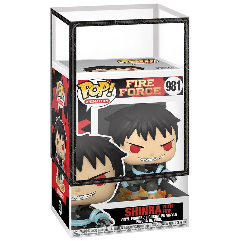 Funko - PRE-ORDER: Funko POP Animation: Fire Force - Shinra With Fire With Fantasy Sleeve