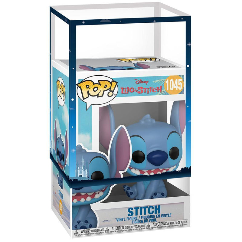 Funko - PRE-ORDER: Funko POP Disney: Lilo & Stitch - Smiling Seated Stitch With Disney Sleeve