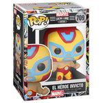 IN STOCK: Lucha Libre Iron Man Funko POP! Marvel Figure + PPJoe Sleeve - PPJoe Pop Protectors