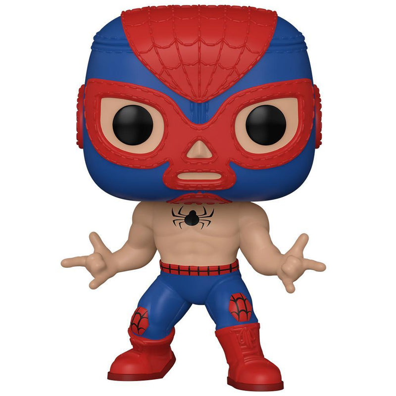 Funko - PRE-ORDER: Funko POP Marvel: Lucha Libre - Spider-Man With PPJoe Sleeve