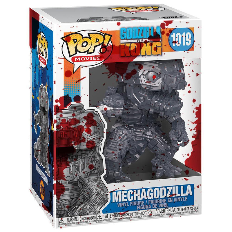 Funko - PRE-ORDER: Funko POP Movies: Godzilla Vs Kong - Mechagodzilla (Metallic) With Blood Splattered Sleeve